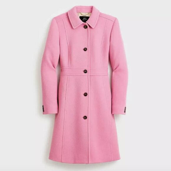 J. Crew Jackets & Blazers - ⭐️HOST PICK!⭐️ - J.Crew Classic Lady Day Coat - Retro Pink  - 00P - LIKE NEW